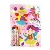 Magic Fairies Coloring Books with Crayons – Set of 6 or 12