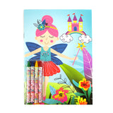 Magic Fairies Coloring Books with Crayons – Set of 6 or 12