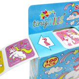 Unicorn Stickers 100 Stickers/Dispenser, Pack of 1, 6 or 12 Dispensers