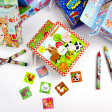 Farm Animals Barnyard Stickers 100 Stickers/Dispenser, Pack of 1 or 6 or 12 Dispensers