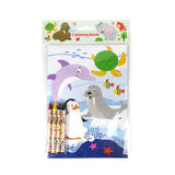 Animal Coloring Books with Crayons – Set of 6 or 12
