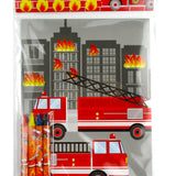 Fire Trucks Coloring Books with Crayons – Set of 6 or 12