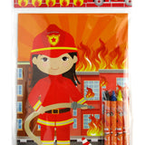Fire Trucks Coloring Books with Crayons – Set of 6 or 12