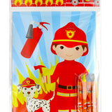 Fire Trucks Coloring Books with Crayons – Set of 6 or 12