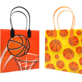 Basketball Party Favor Treat Bags - Set of 6 or 12