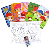 Unicorn Kitty Coloring Books with Crayons – Set of 6 or 12