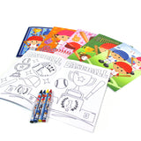 Unicorn Kitty Coloring Books with Crayons – Set of 6 or 12
