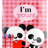 Valentine's Day Coloring Books with Crayons – Set of 6 or 12