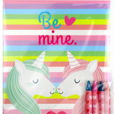 Valentine's Day Coloring Books with Crayons – Set of 6 or 12