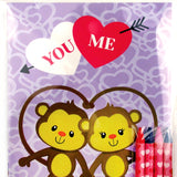 Valentine's Day Coloring Books with Crayons – Set of 6 or 12