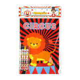 Circus Coloring Books with Crayons – Set of 6 or 12