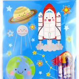 Outer Space Coloring Books with Crayons – Set of 6 or 12