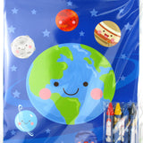 Outer Space Coloring Books with Crayons – Set of 6 or 12