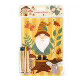 Garden Gnomes & Fairies Coloring Books with Crayons – Set of 6 or 12
