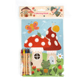 Garden Gnomes & Fairies Coloring Books with Crayons – Set of 6 or 12