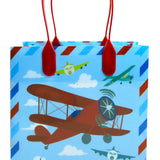 Airplane Party Favor Bags Treat Bags - Set of 6 or 12