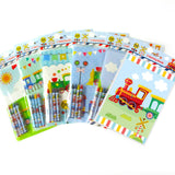 Train Coloring Books with Crayons – Set of 6 or 12