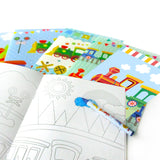 Train Coloring Books with Crayons – Set of 6 or 12