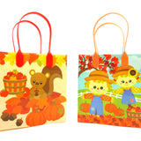 Autumn Harvest Party Favor Treat Bags - Set of 6 or 12