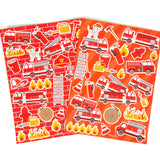 Fire Trucks Stickers