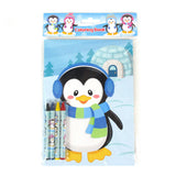 Penguin Coloring Books with Crayons  – Set of 6 or 12