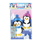 Penguin Coloring Books with Crayons  – Set of 6 or 12