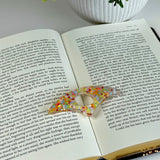 Acrylic Page Holder – Crescent Shape Glitter Thumb Book Holder for Comfortable Reading