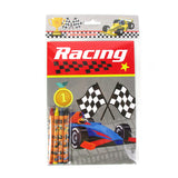 Race Car Coloring Books with Crayons – Set of 6 or 12