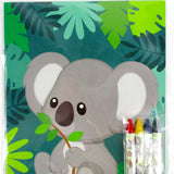 Koalas Coloring Books with Crayons – Set of 6 or 12
