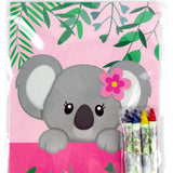 Koalas Coloring Books with Crayons – Set of 6 or 12