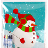 Winter Penguin Coloring Books with Crayons  – Set of 6 or 12