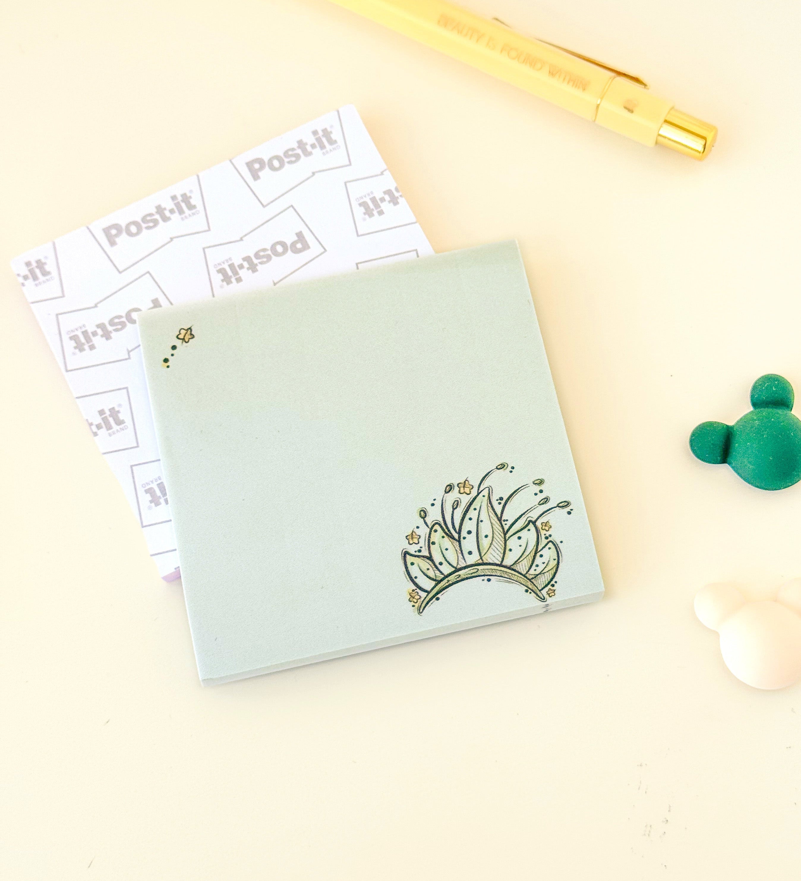 Tiana Crown Princess Sketch Post It