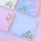 Cinderella Carriage Princess Sketch Post It