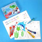 Ocean Animals Stamp Marker Set (10-Pack)
