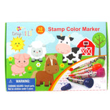 Farm Animals Stamp Marker Set (10-Pack)