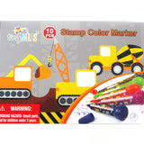 Construction Stamp Marker Set (10-Pack)
