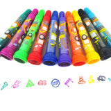 Construction Stamp Marker Set (10-Pack)