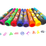 Construction Stamp Marker Set (10-Pack)