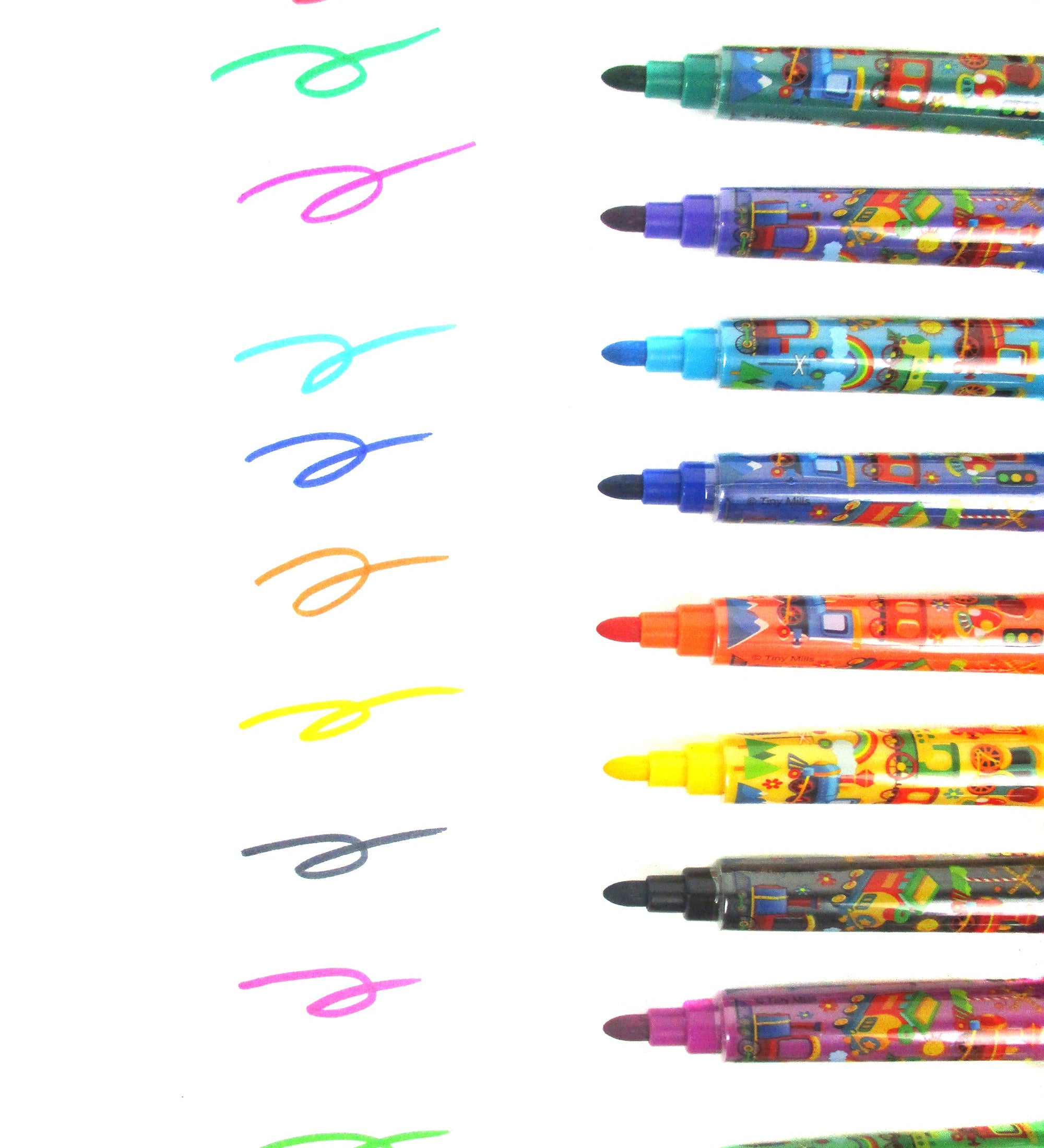 Train Stamp Marker Set (10-Pack)