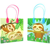 Sloth Party Favor Bags Treat Bags - Set of 6 or 12