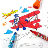 Airplane Stamp Marker Set (10-Pack)