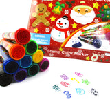 Christmas Stamp Marker Set (10-Pack)