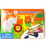 Safari Animals Stamp Marker Set (10-Pack)