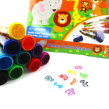 Safari Animals Stamp Marker Set (10-Pack)