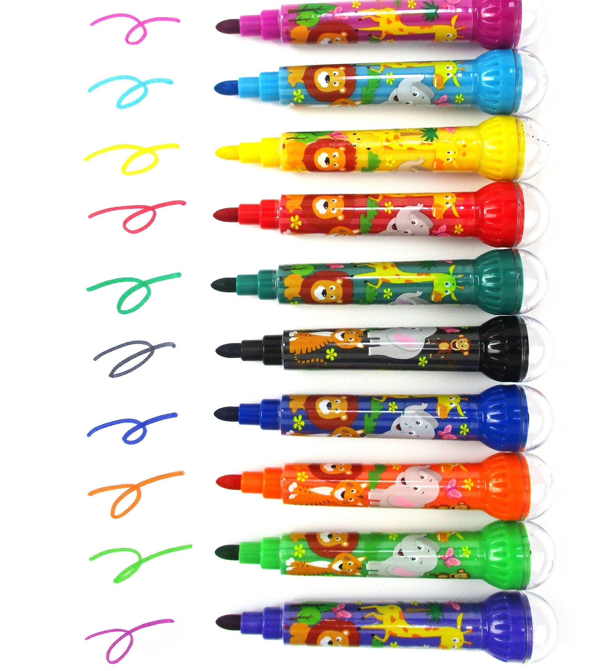 Safari Animals Stamp Marker Set (10-Pack)