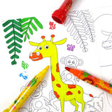 Safari Animals Stamp Marker Set (10-Pack)