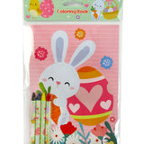 Easter Coloring Books with Crayons - Set of 6 or 12