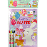 Easter Coloring Books with Crayons - Set of 6 or 12