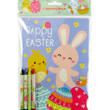 Easter Coloring Books with Crayons - Set of 6 or 12