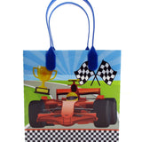 Race Car Party Favor Treat Bags - Set of 6 or 12